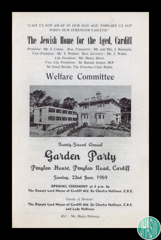 The Jewish Home for the Aged Twenty Second Annual Garden Party