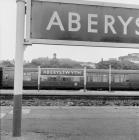 Aberystwyth Station sign