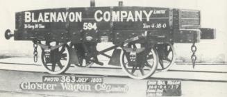 Blaenavon Co.  Wagon, July 1883.