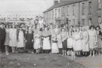 Festival tea for the children of Bwlch y Gwynt