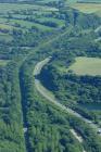  Aerial photograph of Treffgarne Lake.