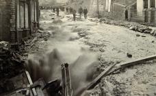 Blaenclydach Flood, Wern Street, 1910