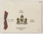 Christmas Card from Passchendaele 