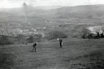 Golfers at Bala Golf Club c1905