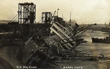 SS Walkure in Barry Docks c1908