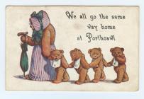 Cartoon postcard from Porthcawl
