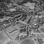 Aerial view of  Wrexham, 1976