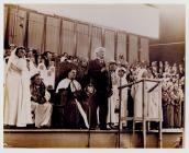 Lloyd George speaks at the 1935 Eisteddfod