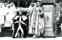 Crowning Ceremony at the 1977 Wrexham Eisteddfod