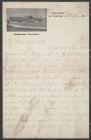Letter from Daniel Horton Davies to his wife,...