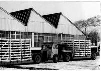 A 1954 DELIVERY OF SWITCHGEAR LEAVING BLACKWOOD