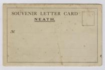 Souvenir Letter Card of Neath, front [image 6...