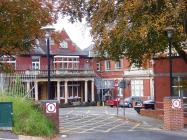 Miners Hospital entrance 2005