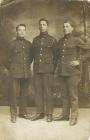 Postcard of Herbert Blake and two other POWs
