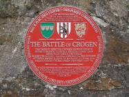 Battle of Crogen - commemorative plaque