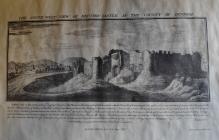 Print of Ruthin Castle by S. and N. Buck, 1742