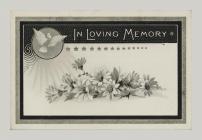 Memorial Card cover for John Jones