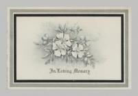 Memorial Card for William Davies 1874 -1901