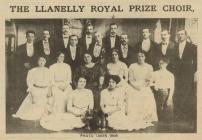 Llanelly Royal Prize Choir 1909