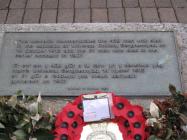 Plaque at Universal Colliery, Senghenydd