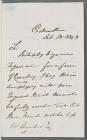 Letter from Colonel James Frederick Love to...