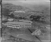 Aerial view of new housing at Pontypool, 1948