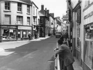 George Street, Pontypool before widening