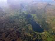 Llyn Gwynant and Llyn Dinas beyond