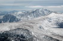 Pen Llithrig y Wrach & head of Llyn Cowlyd...