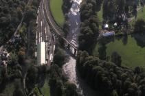 Railway bridge over River Dee, nr Berwyn