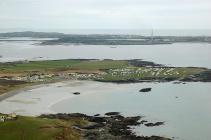 Porth Tywyn Mawr & Holyhead (background)