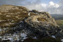 Rampart with steep slopes