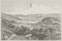 Sketch of Lake Vyrnwy dam from 'The...