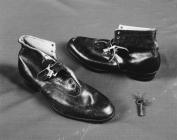 Lockable boots used at Denbigh Mental Hospital