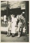 Mildred, one of the shop staff, Megan Lloyd and...