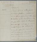Letter from Colonel Trevor (Lord Dynevor) to [...
