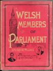 'Welsh Members of Parliament', 1894, clawr ...