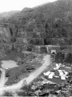 Dinorwig power station at start of construction