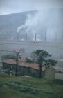 Smoking chimneys at Ebbw Vale Steelworks