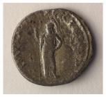 Roman coin from Caerwent (reverse) [image 2 of 2]