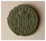 Roman coin from Portskewett (reverse) [image 2...