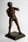 Statuette of the boxer Jack Petersen, 20th...