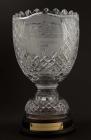 Crystal vase awarded to the Powerboating World...