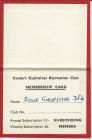 Recreation Club Card, Cooke's Explosives