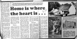 News articles re Second Homes 1980, 1981, 1988,...