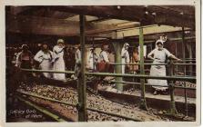 Postcard of 'Colliery Girls at Work'