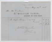Receipt from William Earle, Sail-maker and...