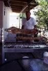 Angelos Markon roasting lamb for Easter: Tarpon...