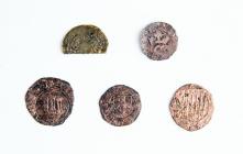 Coins and jetton found on Newport Medieval ship