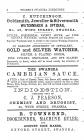Cambrian Sauce - Indigestion Remedy 1856